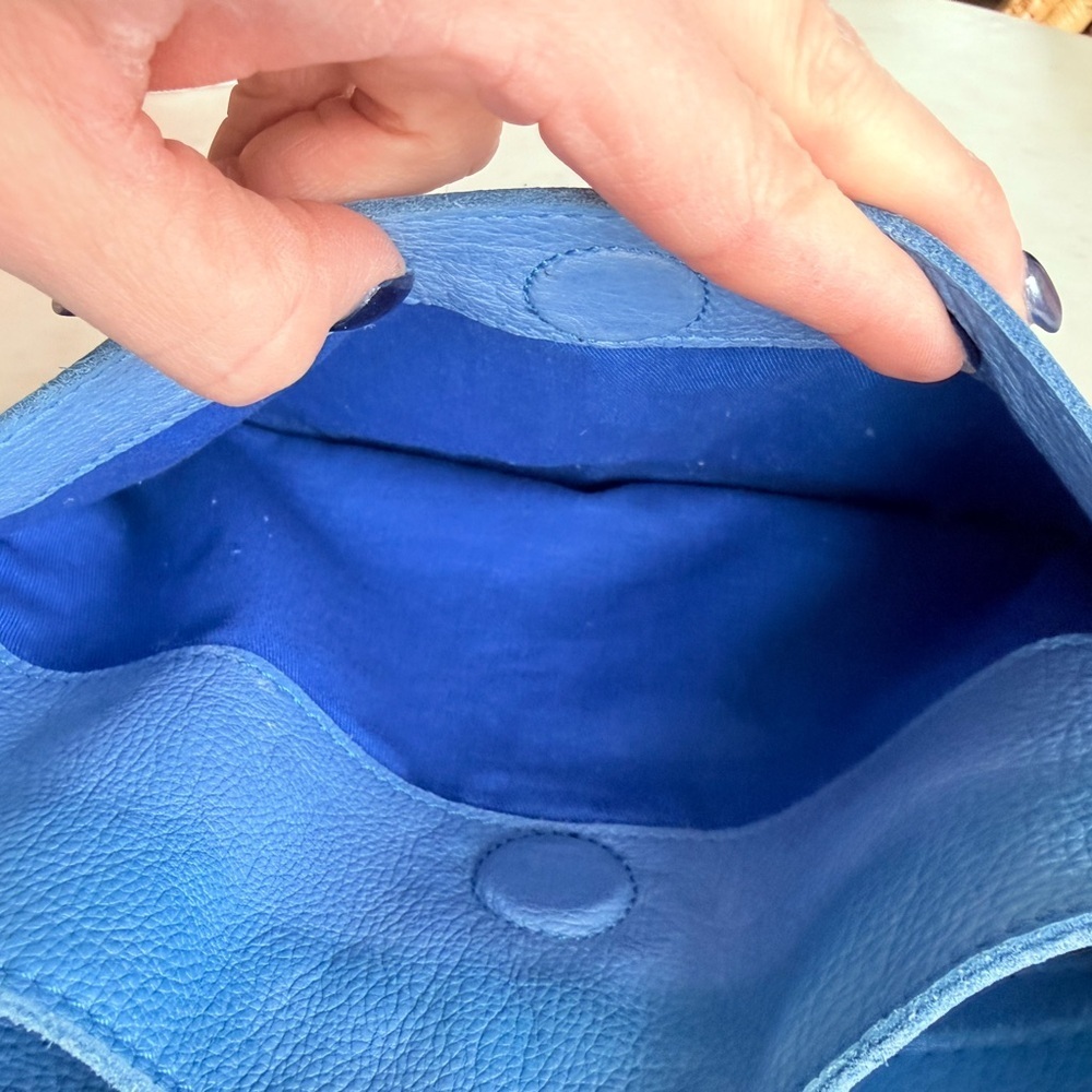 Johnny Was Light Blue Crossbody Bag - Picture 7 of 12